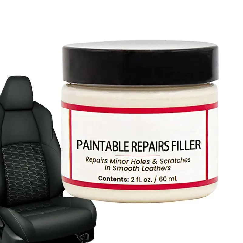 Leather Filling Paste Natural Leather Filler Repair Compound Repair Filler Paste Holes For Tears Crack Burns