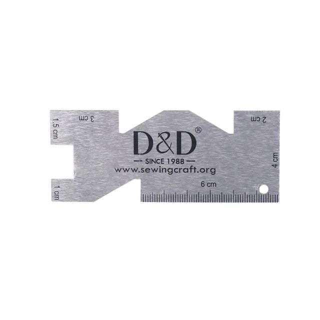 2pcs Precision Seam Measuring Gauge Acrylic Quilting Ruler Template Sewing  Ruler Diy Patchwork Sewing Craft Accessories Tools - Sewing Tools &  Accessory - AliExpress