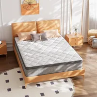 Queen Mattress,10 Inch Gel Memory Foam and Innerspring Hybrid Mattress in a Box with Individual Pocket Spring,100 Nights Trial 6