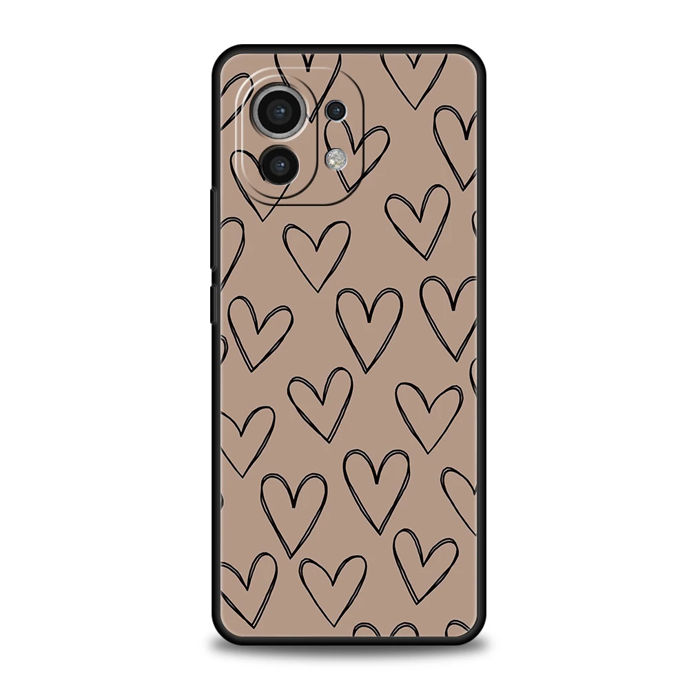 Soft Love Heart Phone Case Cover
