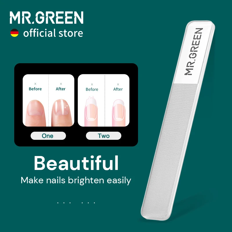 MR.GREEN Nano Glass Nail Files Professional Polishing Manicure Art Tool