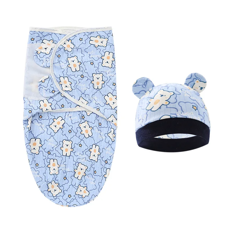 

Newborn swaddling baby sleeping bag spring silkworm cuddling quilt baby anti-surprise jumping sleeping bag anti-kicking quilt