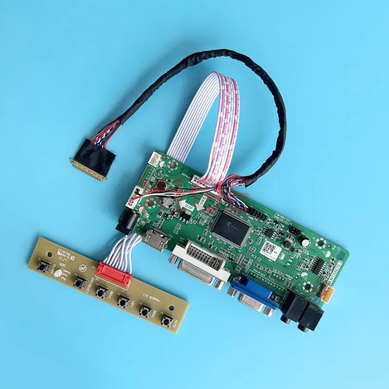 

Плата драйвера контроллера для CLAA133WA01A CLAA133WB01A, 13,3 дюйма, VGA, DVI, аудио, LVDS, 40-контактный разъем, 1366*768, совместимый с HDMI экран для ноутбука, комплект