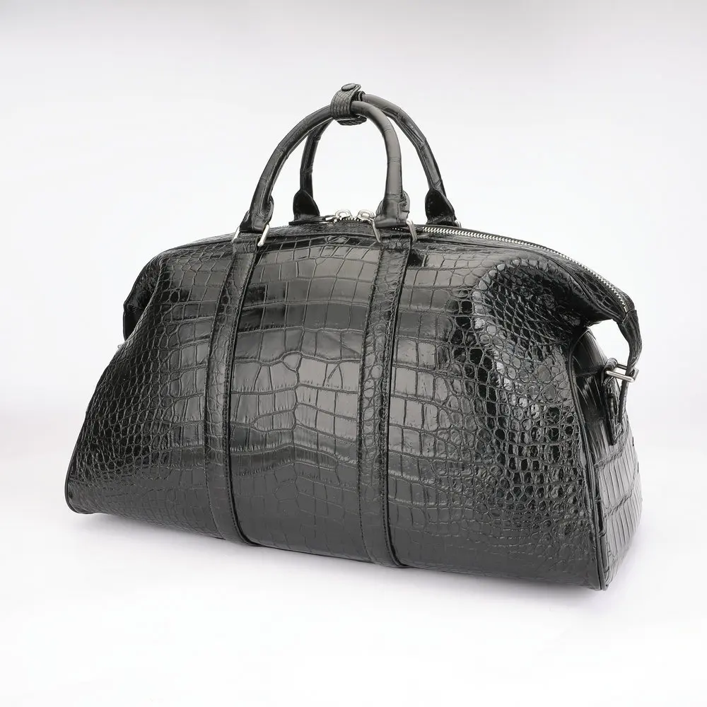 Crocodile Belly Dumpling Bun Travel Bags High End Unisex Luggage Bag Business Travel Oversized Capacity Handbag Top-handle Bagss