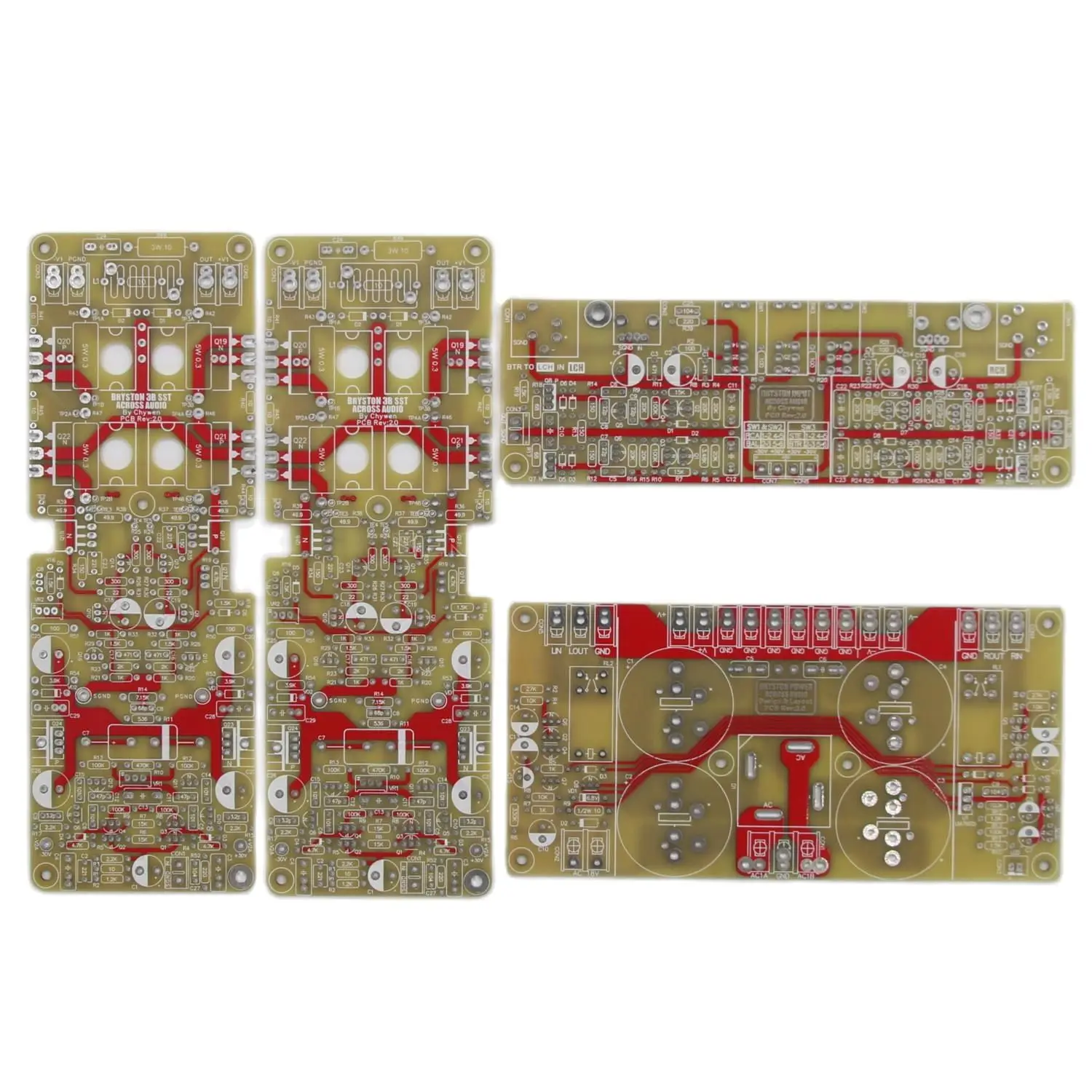 

Based on Bryston 3B SST2 Amplifier Board PCB DIY HiFi Stereo 150W*2 Home Audio Power Amp