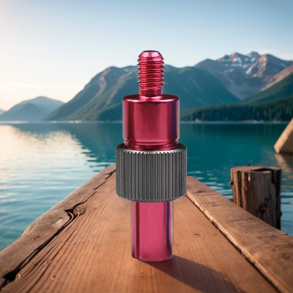 Aluminum Alloy Landing Net Head Adapter Prevent Fish Running Fish Landing Net Screw Quick Release Fish Landing Dip Net Connector
