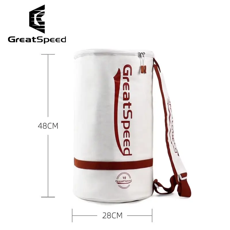 Greatspeed 테니스 공 가방 대용량 테니스 공 운반 가방 조절 가능한 어깨끈 스포츠 보관 가방