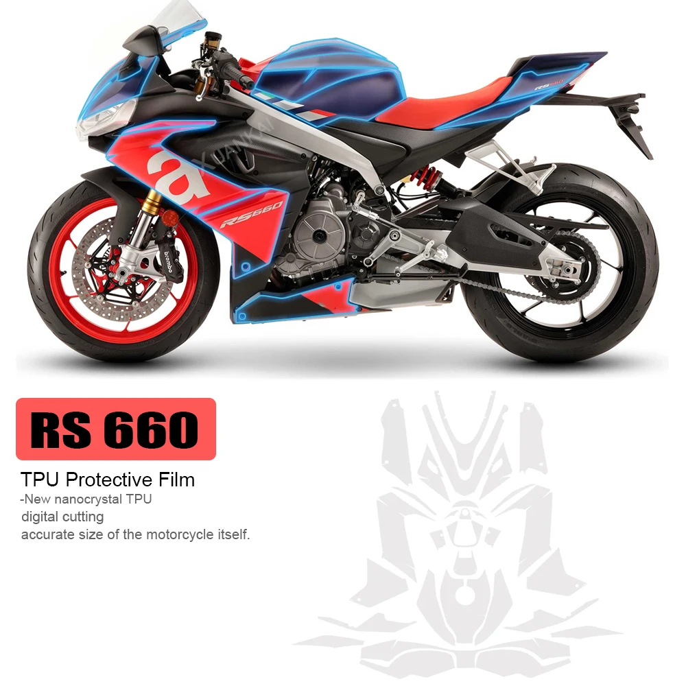 

RS660 Windshield Anti -scratch Film Special Real TPU For Aprilia RS 660 Motorcycle Body Protection Stickers Protection Parts