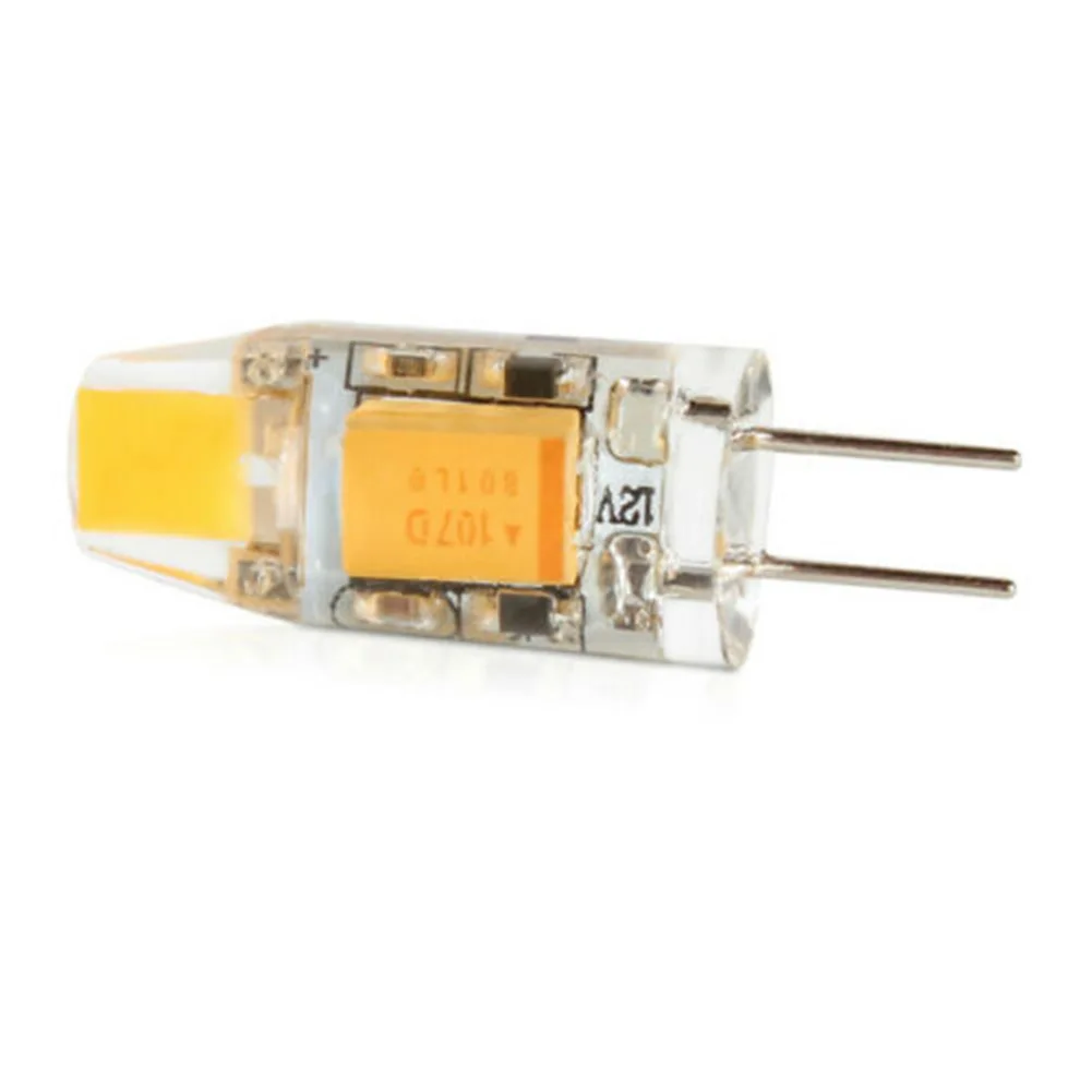 LED 전구 3000K 또는 6000K 3W 액세서리 COB DC12V 환경 할로겐 후드/냉장고/캐비닛 전구 교체 12V 3W, DC12V