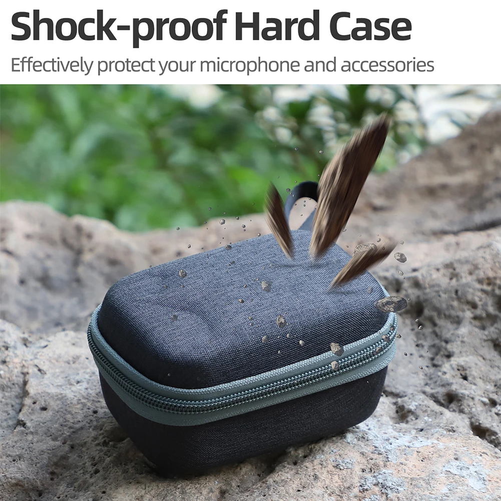 Compact Travel Storage Case for Wireless Microphone - Portable Protective Box