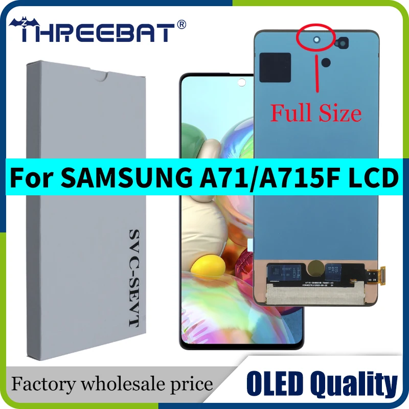 Lcd Screen A71 Plus Price AMOLED Display For Samsung A71 LCD A715F
