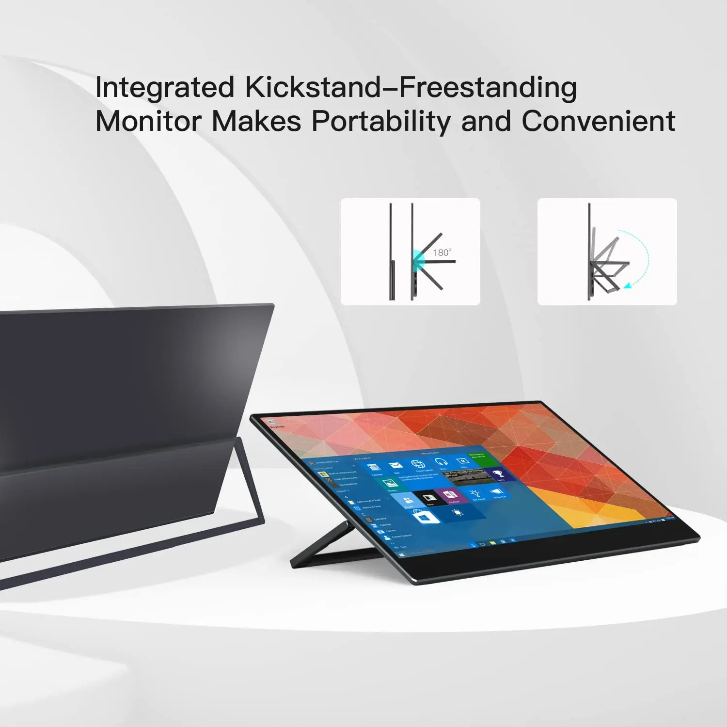 ޴  Ʈ  淮 HDMI  ͸, ƮϿ Ʈ ̽, 15.6 ġ Ǯ HD 1080P IPS ġũ USB-C