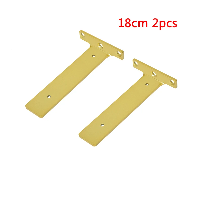 2PCS 벽 마운트 브래킷은 선반을 지원합니다 벽 장식 장착 브래킷 선반 홀더 벽에 선반 금속 브래킷 스탠드