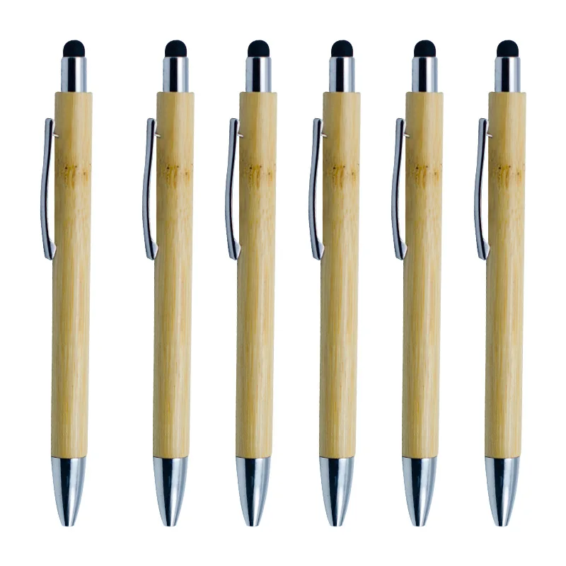 5PCS Stylus Bamboo Ballpoint Pen Black Ink 1mm for Office Student,ballpoint pen,multifunction ballpoint pen,multifunctional pen,ball point pen