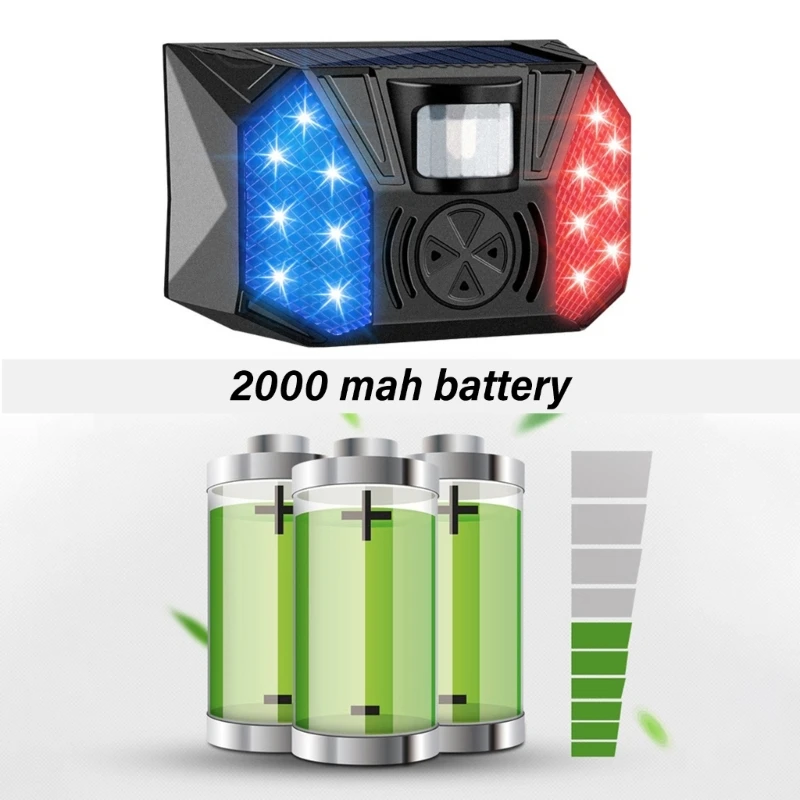 Solar Powered Security Alarm Siren Systems For Home Farm Outdoor Property Safety