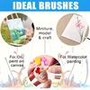 12pcs Professional Artist Painting Brush Oil Painting Watercolor Set For Oil, Acrylic, Canvas, Gouache,Includes Fine Detail Pain 4