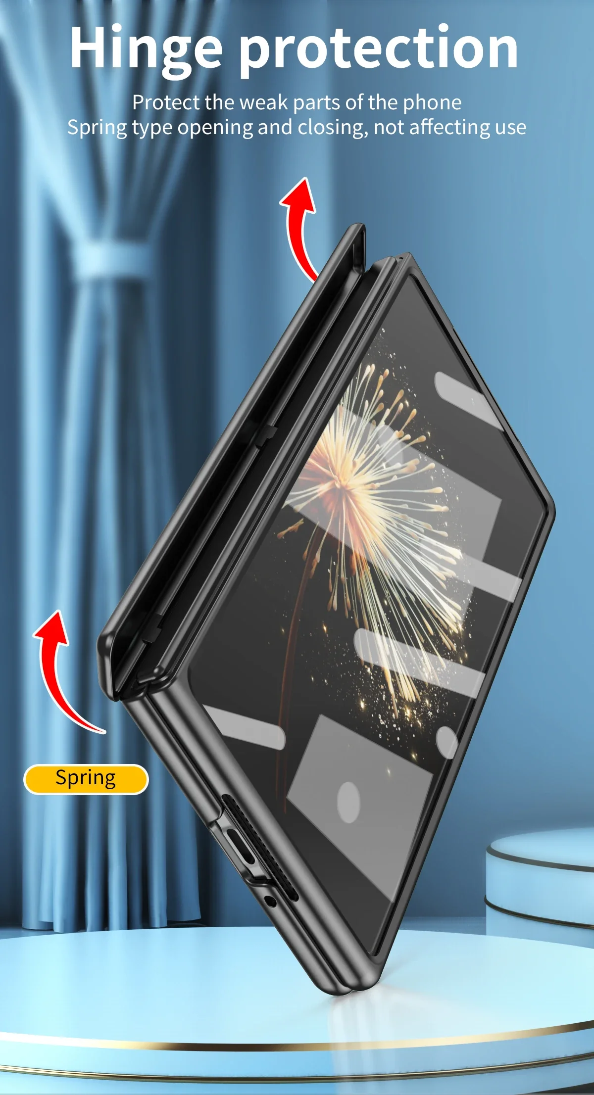 For Xiaomi MIX Fold 3 5G Case 360° Full Screen Protector Cover Hinge Plating Matte Mechanical Case For Xiaomi MIX Fold 3 5G_voghion.com