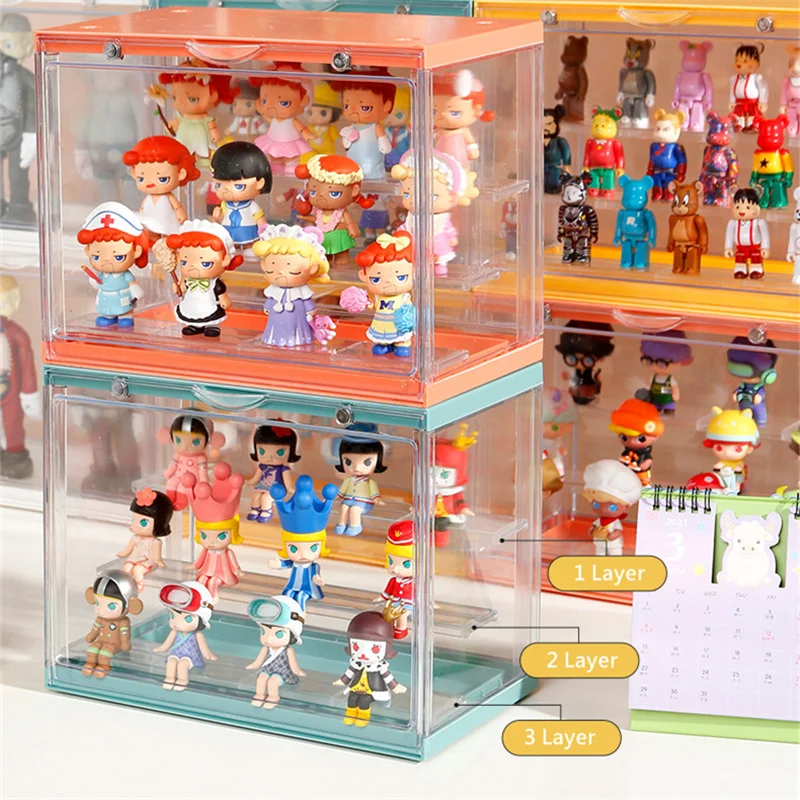 Handmade-Storage-Box-Acrylic-Blind-Box-Rack-Display-Cabinet-Transparent ...