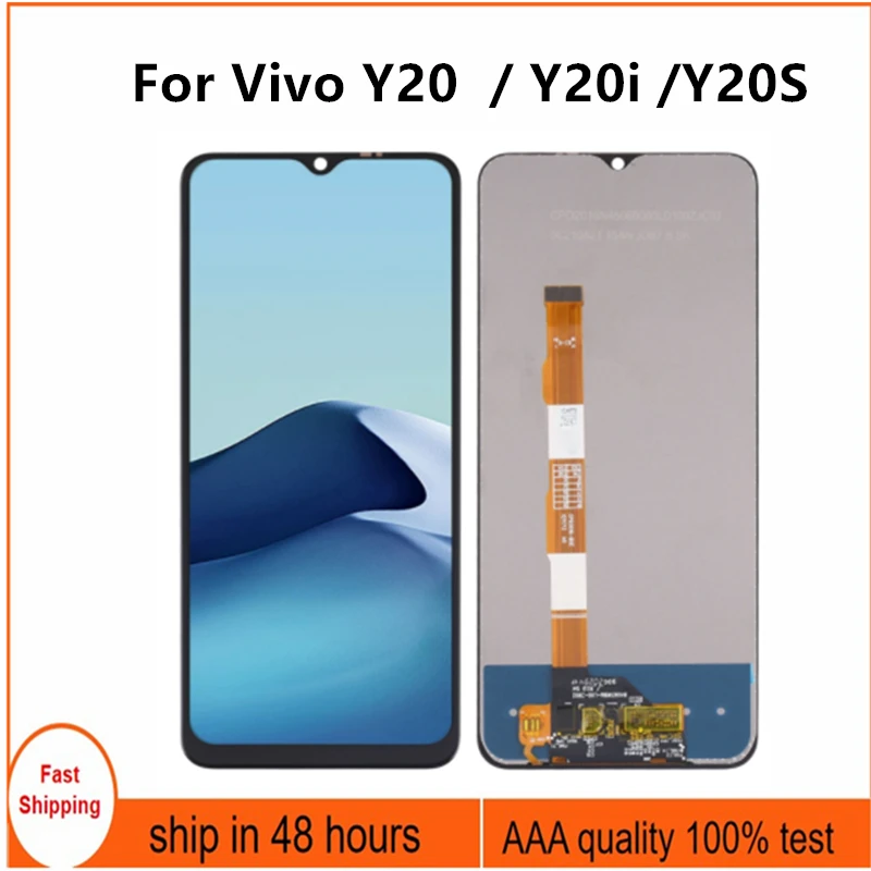 

ЖК-дисплей 6,51 дюйма для Vivo Y20 V2029 / Y20i V2027 V2032 /Y20S, сенсорный дигитайзер в сборе, сменный экран для Vivo Y20s