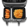 2pcs/Set Silicone Air Fryer Mat AirFryer Baking Pan Mold Reusable Oven Baking Tray Pad Non-stick Tray Air Fryer Accessories 2