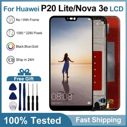 LCD para huawei p20 lite  pantalla para de 5.84 inches, Numériseur para Huawei P20 Lite Pantalla Nova 3e ANE-LX1 ANE-LX2 affichage LCD