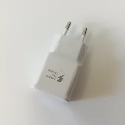 Samsung 15W Fast Charger with USB Type C Cable - Only White EU Plug