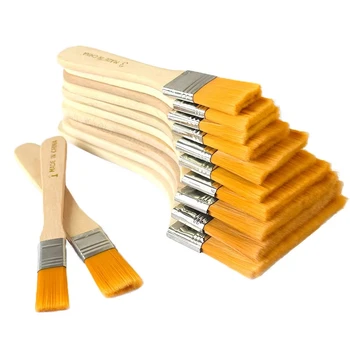 12 pezzi/set pennelli per pittura con capelli in nylon di diverse dimensioni per artisti, olio, acquerello, polvere, pennelli per pittura acrilica, set di forniture per arte scolastica 1