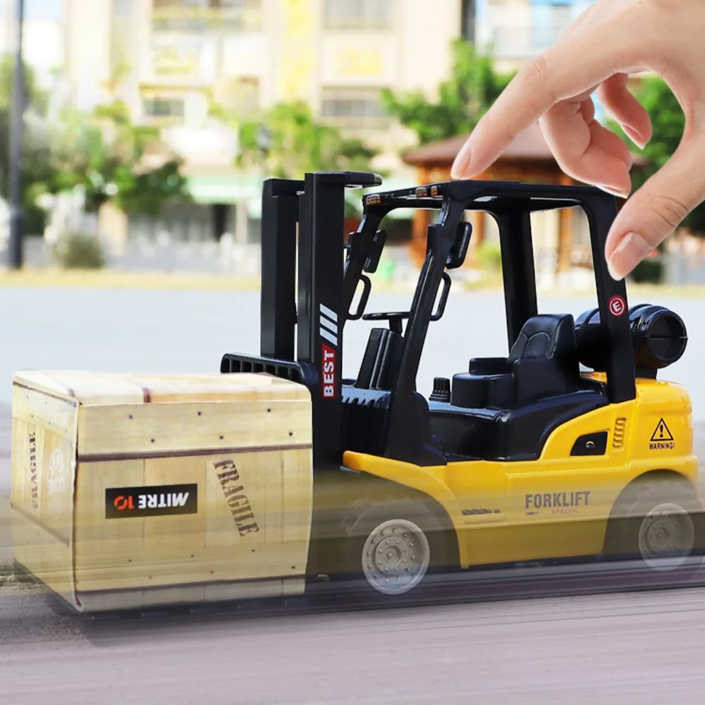 Mini Forklift Friction-Powered Toy Vehicle for Kids