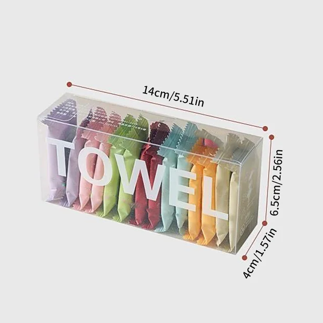 14/7PCS disposable compressed towel cloth thickened cotton bath towel travel cleaning face independent packaging portable face t 3