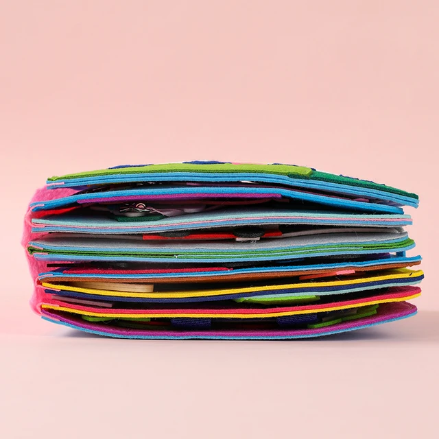 Montessori Cloth Book Baby Cloth 3D Toddlers Story Early Learning Parent-child Interactive Knowledge Developing Toys Gifts 5