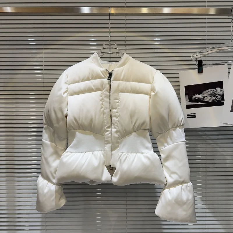 Matakawa Autumn Winter Jackets Woman Solid Thick Warm Korean Fashion Short Parkas Coats Streetwear Vintage Chaqueta Mujer