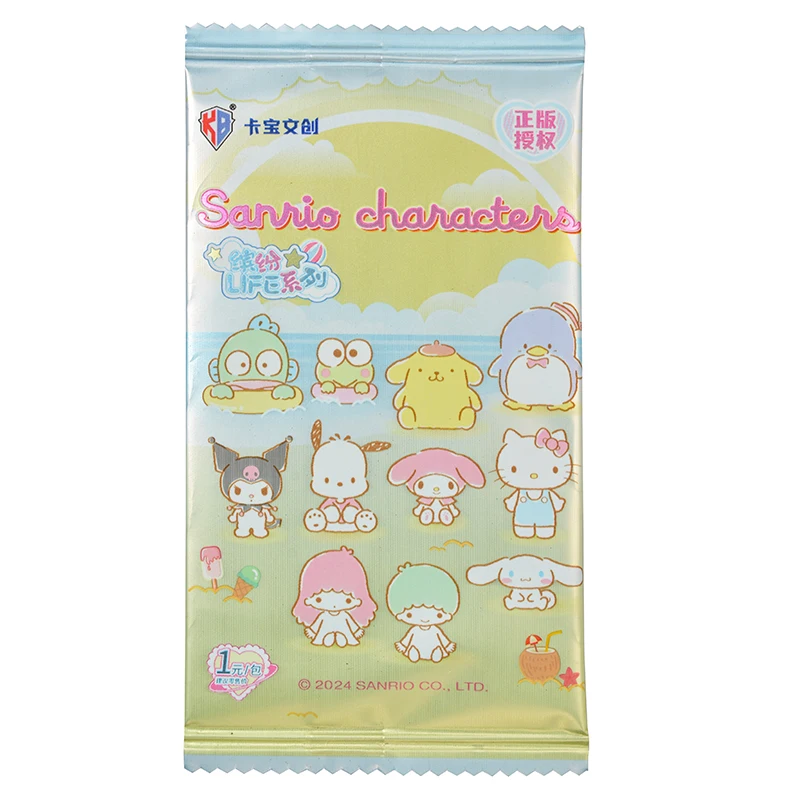 Sanrio Kuromi Hello Kitty My Melody Shining Collectible Card Game Trading Card Toys For Girl's Birthday Gift