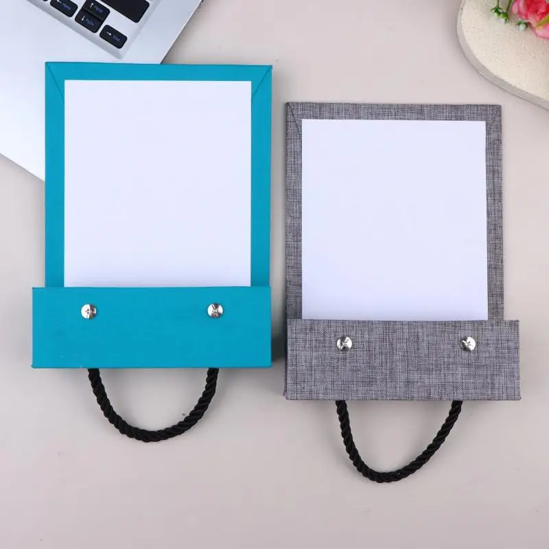 [COF] 원단 샘플북 커버 견본 스택 패드 카드 홀더 섬유 소재 스택북 7인치 가죽 천 디스플레이 바인더 행거