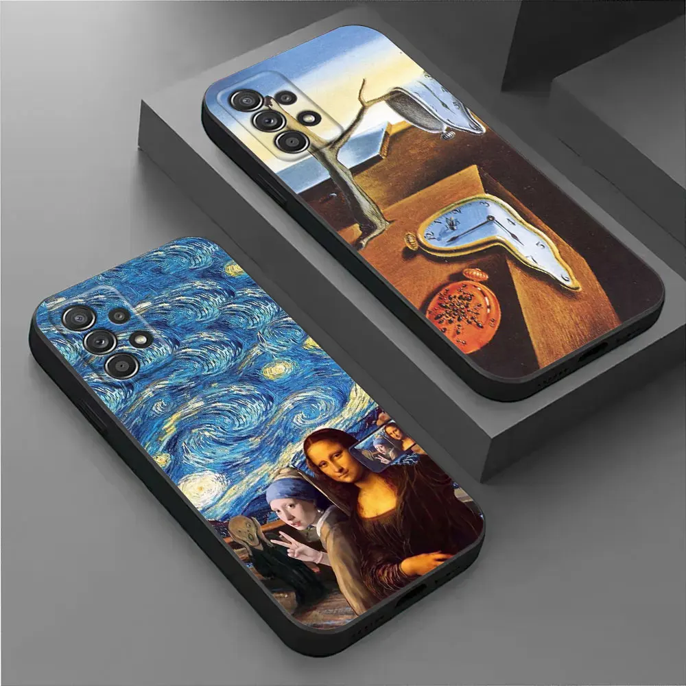 Van Gogh Starry Night Oil Painting Design Phone Case Cover