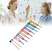Tuning Fork Set Corrosion Resistant Aluminum Alloy Resonant Tuning Fork Set Multi Effects for Pressure Relief for Therapists 1