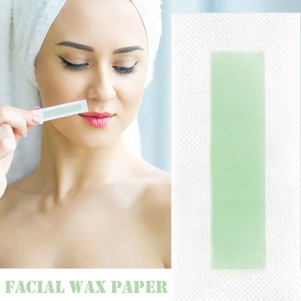 

Portable Double Sided Professional Waxing Wipe Sticker Hair Removal Wax Strips Depilation Wax Paper Useful Hair Epilator