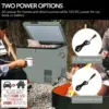 FM-65G 65 Quart Portable Refrigerator and Deep AC 110V/ DC 12V Real Chest Freezer for Car Home Camping and RV with 4