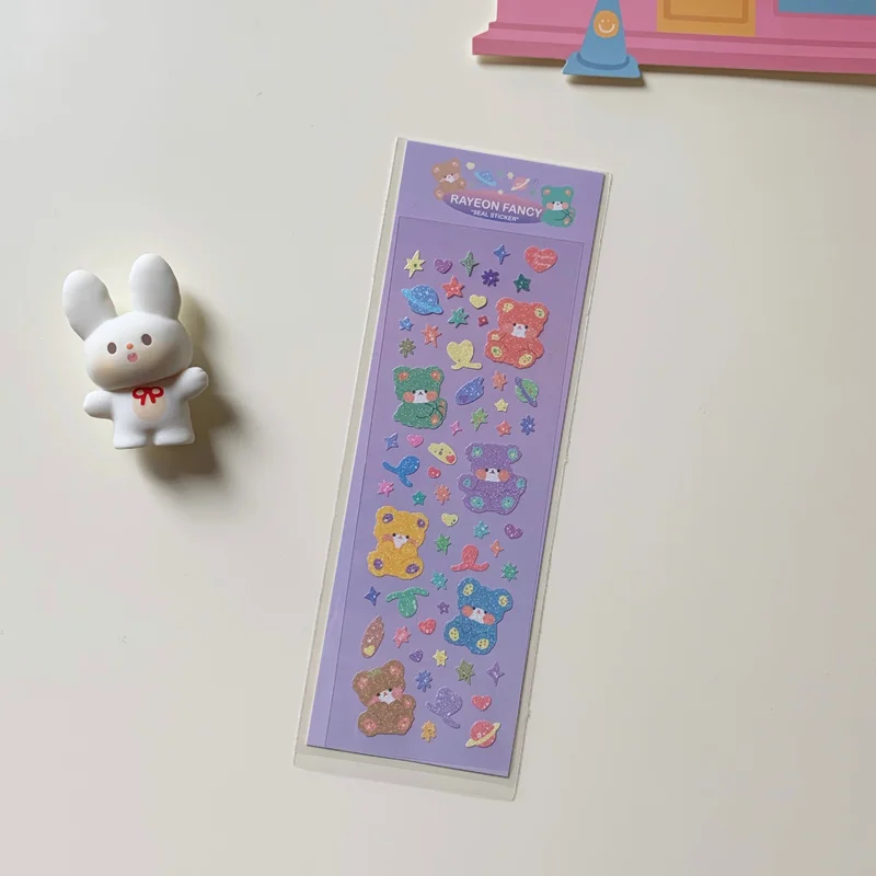 6Pcs/Pack Cartoon Fantasy Wonderful House Series Decorative Stickers Cartoon Sticker DIY Cute Kpop Korean Stationery Supplies