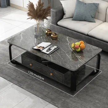 Modern Design Luxury Console Center Table with draws 3