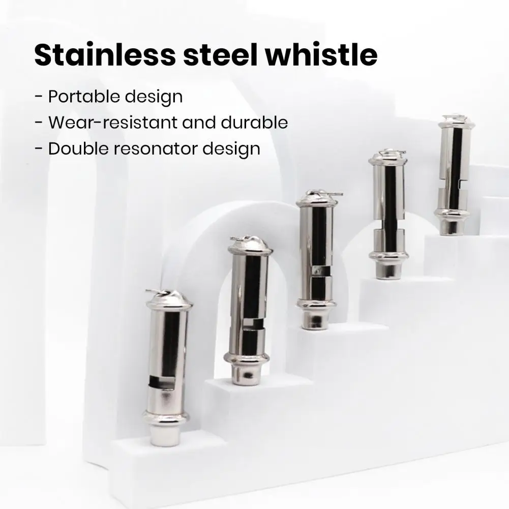 

Прочный свисток, спортивный свисток, прочный браслет из нержавеющей стали, контейнер для хранения для спортивных тренировок по футболу