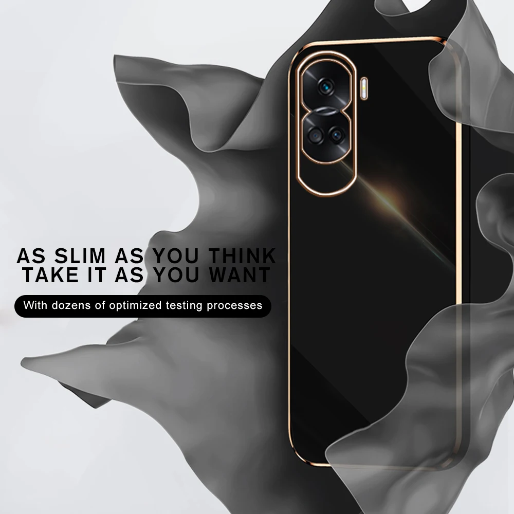 Silicone Phone Case For Honor 90 Lite 5G Soft Back Cover