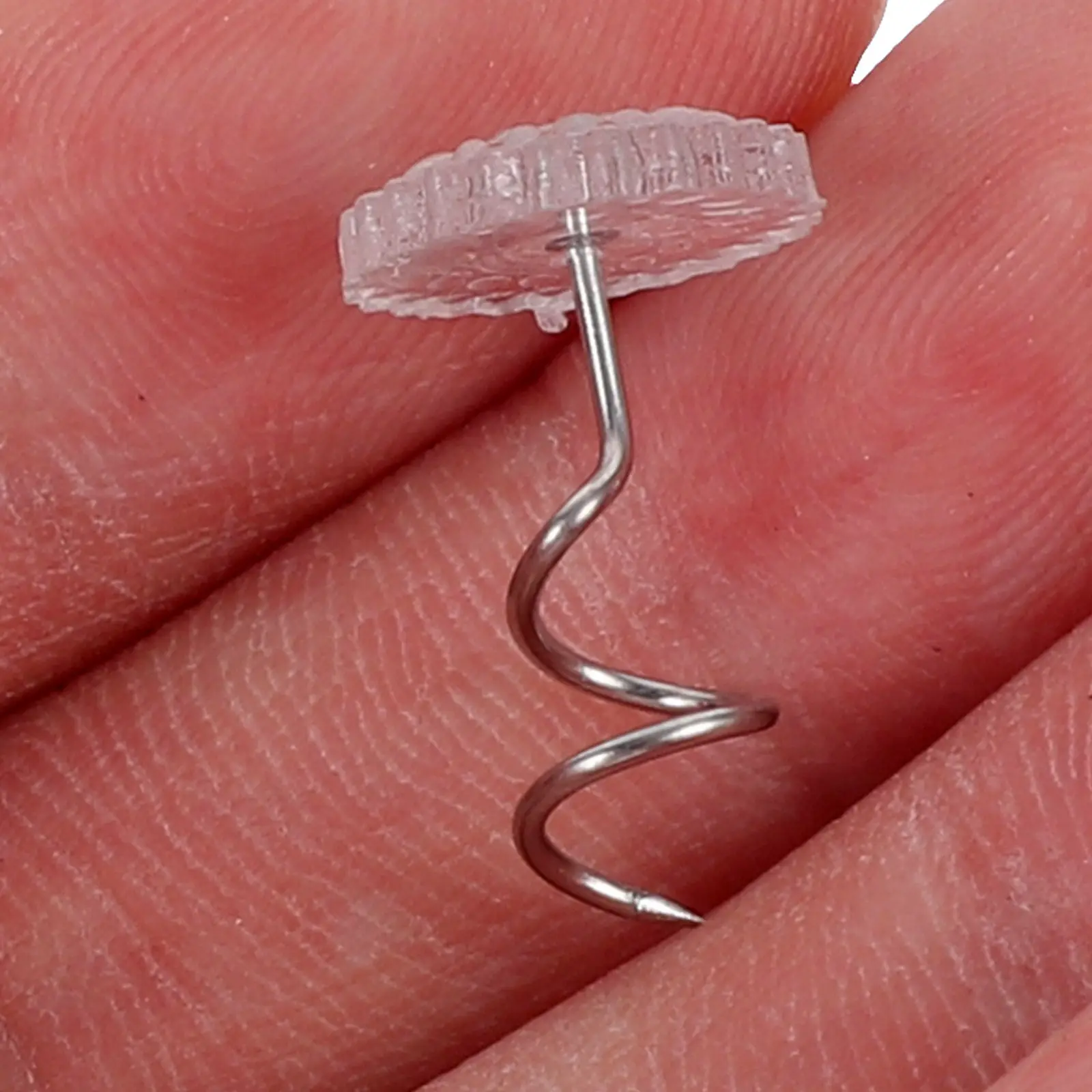 100개 나선형 장 소파 못 가구용 못 DIY 프로젝트용 헤드보드 침대 시트 핀 재사용 가능