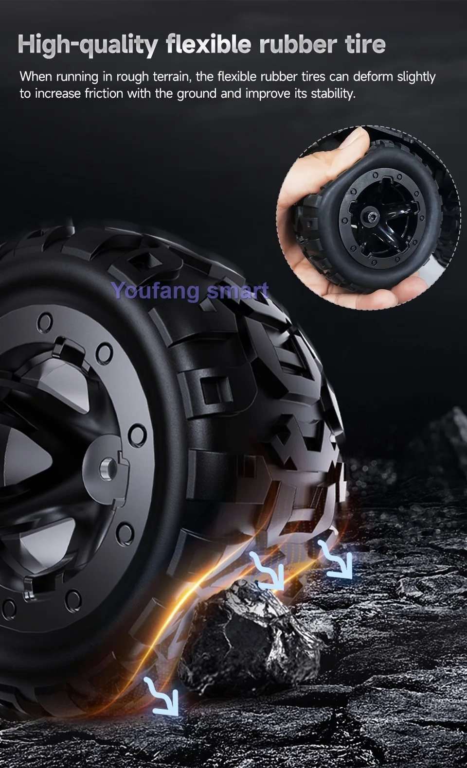 4WD Full Metal Robot Car with Rubber Wheels 0.91-inch OLED Flexible Mobile Robot Car For ESP32 Onboard Programmable Kit