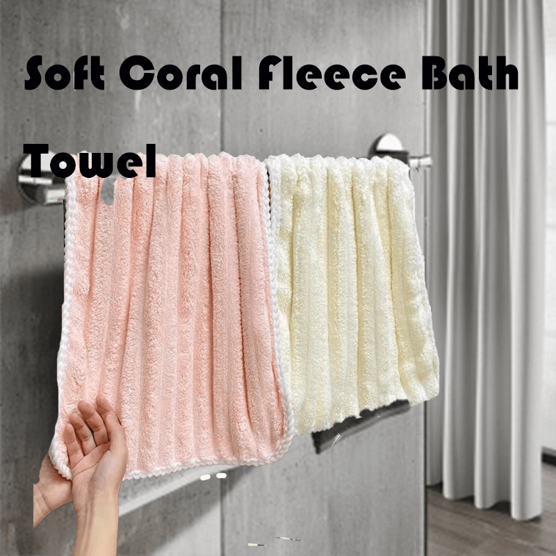 Ultra Soft and Quick Dry Towel with Candy Stripes Perfect for Home and Travel Candy Corduroy Style Comfortable Warm