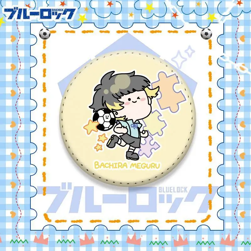 Official Blue Lock Anime Fan Art Collection Badge Featuring Iconic Characters