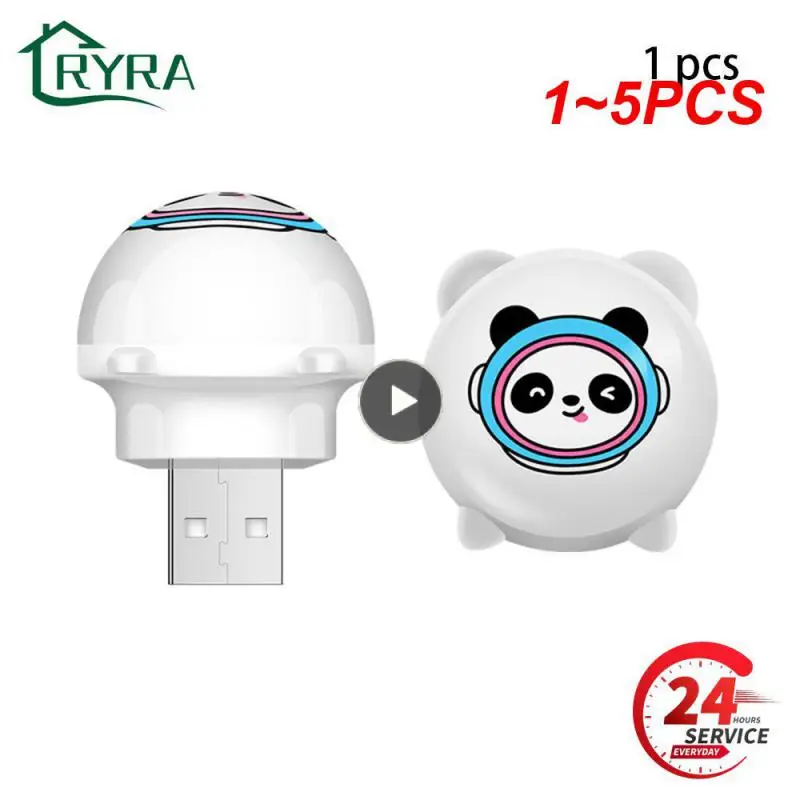 

Новинка, USB-лампа с рисунком улыбки, 1 ~ 5 шт., маленькая Светодиодная лампа, уличная лампа для кемпинга, легкая и энергосберегающая, для детей