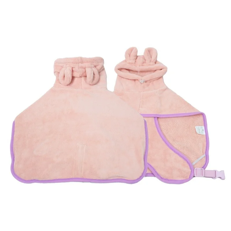 Super Absorbent Quick-Dry Pet Bathrobe Towel in Microfiber