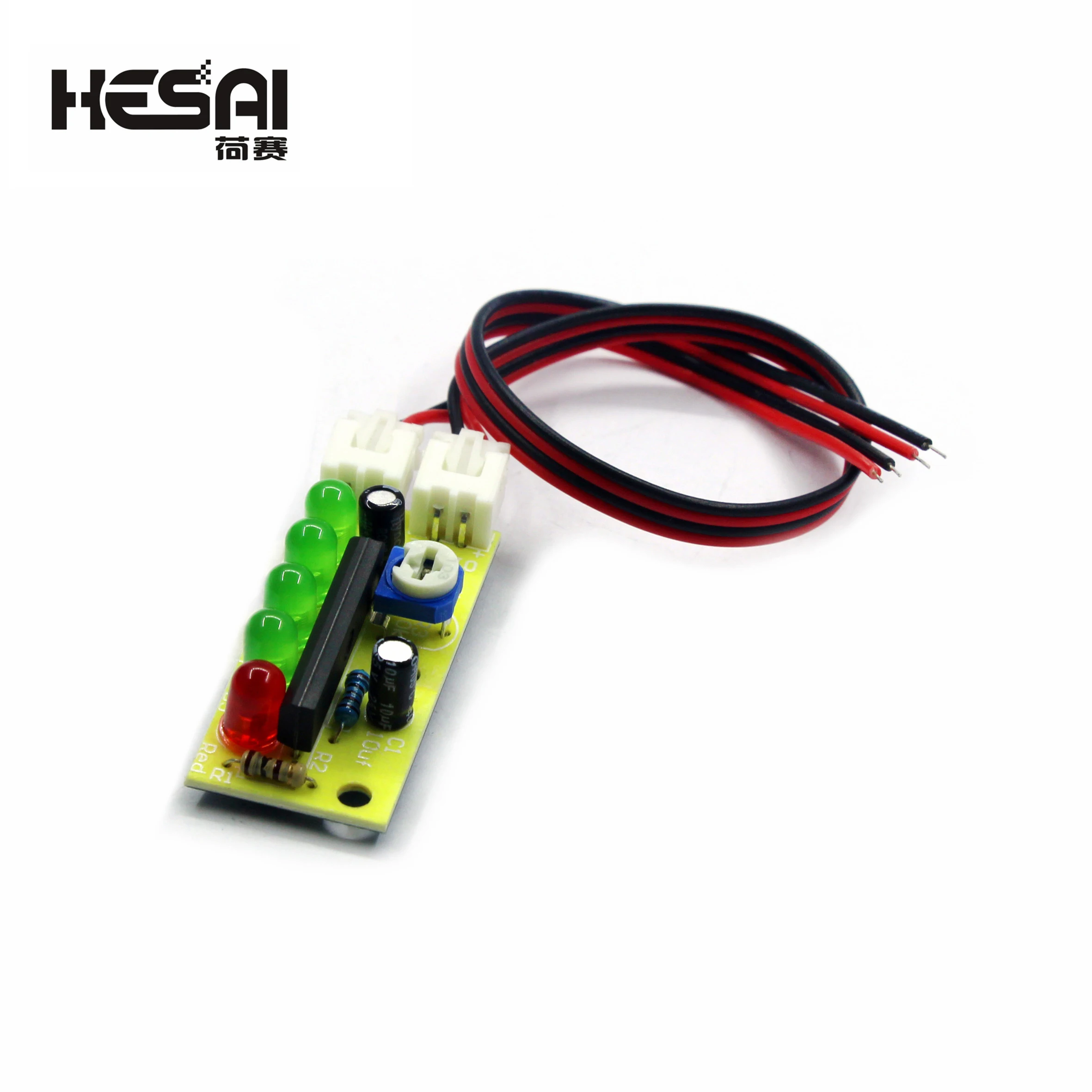 Electronic DIY Kit KA2284 Audio Level Indicator Suite 5mm RED Green LED Level Indicating 3.5-12V