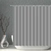 Pure White Grey Polyester Fabric Shower Curtains Black Blue Yellow Gradient Purple Waterproof Bath Curtain For Bathroom Decor 1