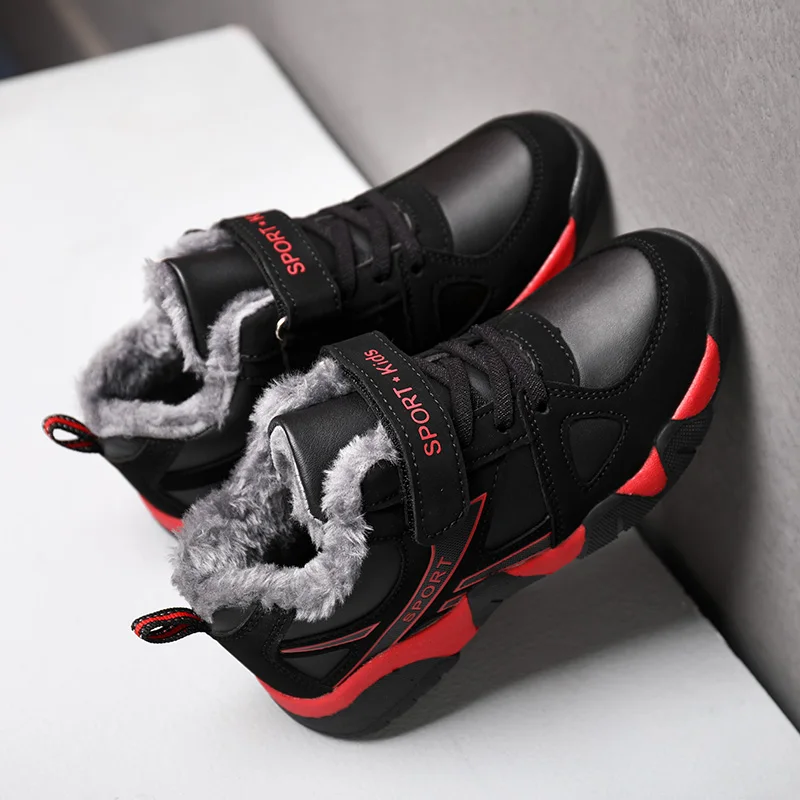 Fashion Boys Sport Shoes, Winter, Kids Running Sneakers, Children, Warm, Walking, Casual, Lightweight, Plush, Sneakers, Boots, Boy, sports shoes,kids sneakers,kids shoes,kids sports shoes